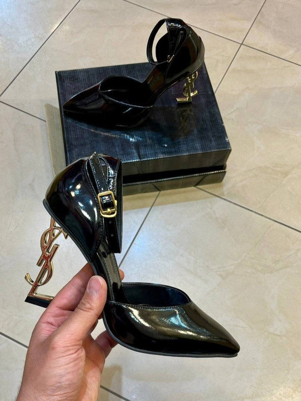 صندل بغل باز YSL پاشنه وارداتی 9 سانت ترند