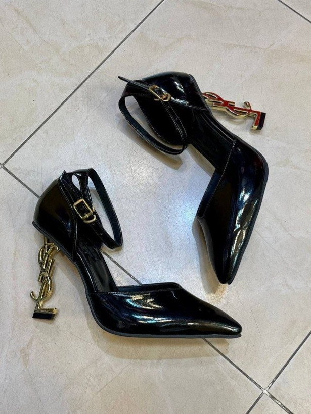 صندل بغل باز YSL پاشنه وارداتی 9 سانت ترند