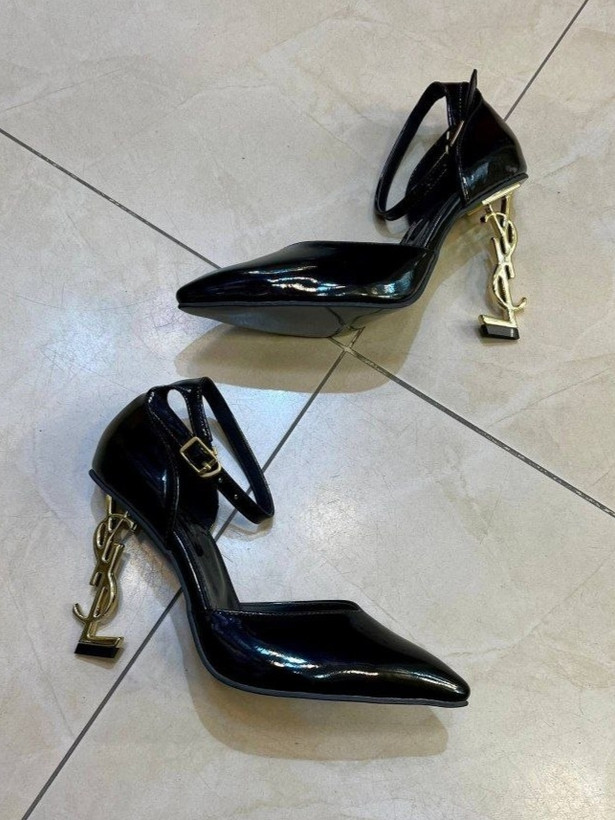 صندل بغل باز YSL پاشنه وارداتی 9 سانت ترند