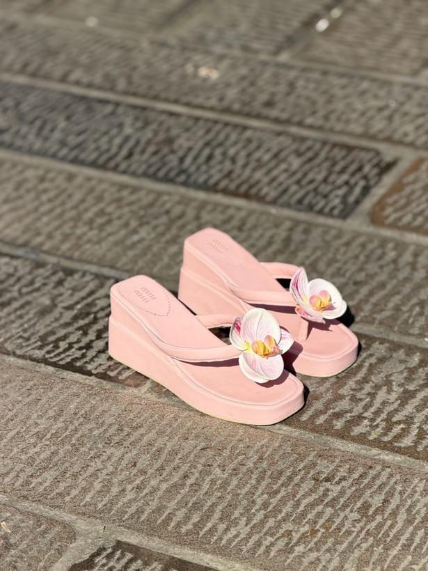 صندل لا انگشتی FLOWER لژ 8 سانت ترند سال