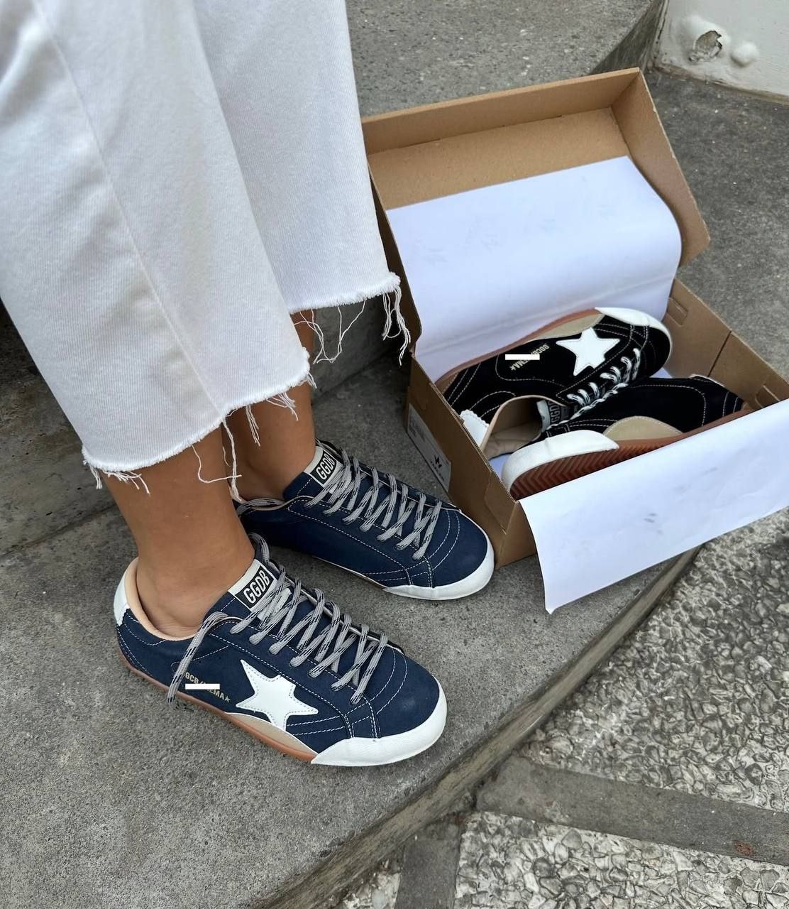 کتونی ونس GOLDEN GOOSE ترند روز زیره انعطاف پذیر پیو  2 سانت